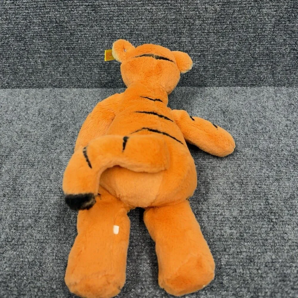 Disney Originals Steiff Tigger Winnie The Pooh Plush Stuffed Animal Orange